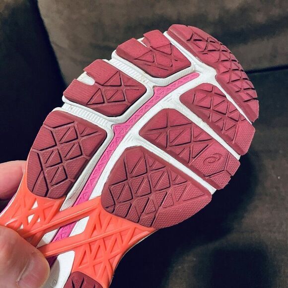 ASICS GEL Kayano 22 Womens Running Shoes Pink Rust Red Size 7 US 38 EUR Medium - Picture 11 of 11